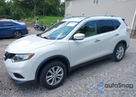 2014 Nissan Rogue Sv z USA, uszkodzony, nr VIN 5N1AT2MV4EC785217